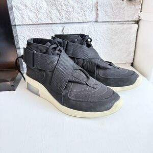 Nike Air 180 Fear of God Black Criss Cross Sneaker Strap Boys Women's Size 5